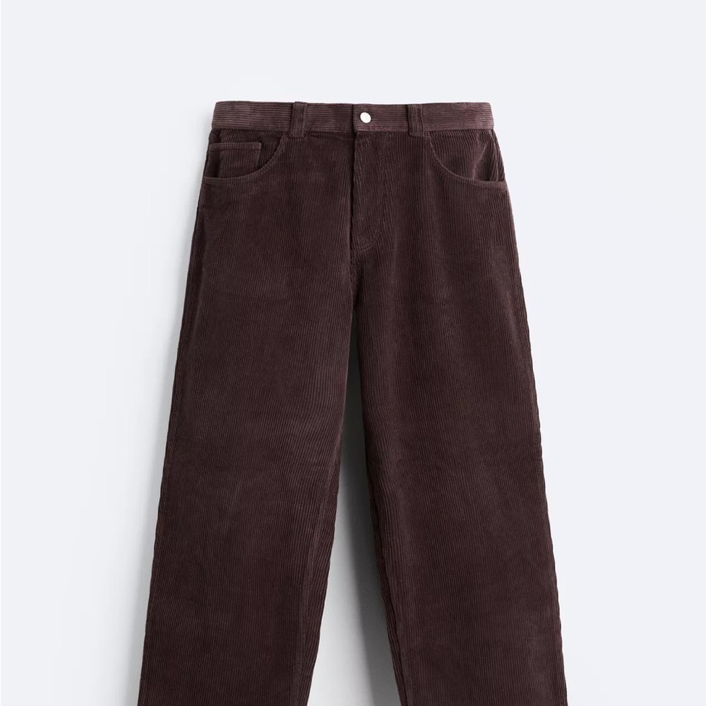 zara relaxed fit corduroy men’s pants